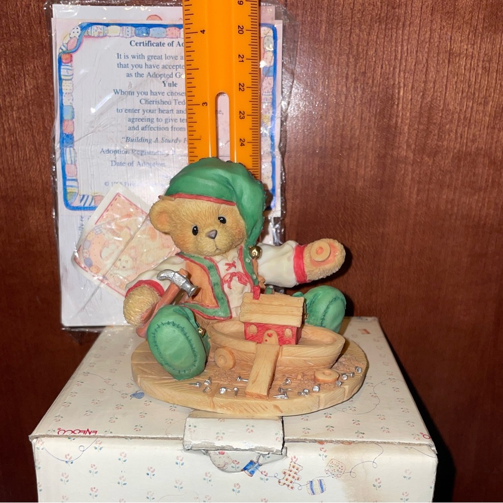 🎄New Cherished Teddies Yule Figurine